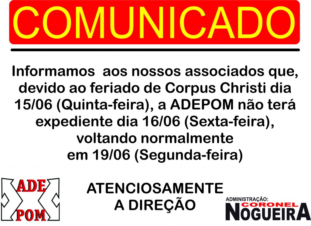 Comunicado Adepom 1830