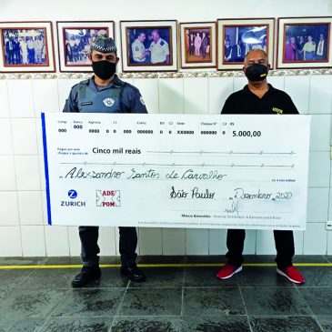 Al Sgt PM de São Paulo ganha R$ 5.000 no Sorteio Mensal da ADEPOM