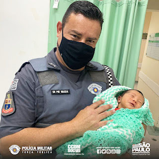 Equipe do 10º BPM/M salva bebê em Santo André