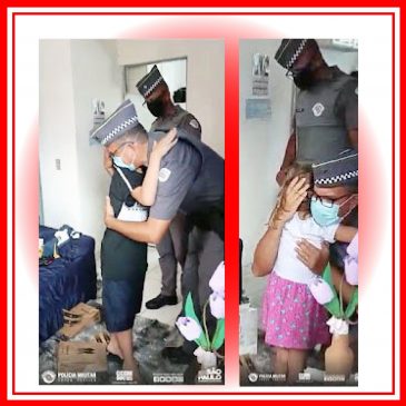 PMs do 32º BPM/M resgatam crianças sob maus-tratos em Suzano
