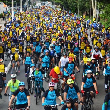 A concentração do 21º Passeio Ciclístico da ADEPOM será na Praça Heróis da FEB