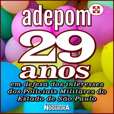 Vem aí o aniversário de 29 anos da ADEPOM: participe das festividades