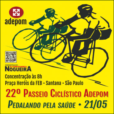 Estão abertas as inscrições para o 22º Passeio Ciclístico da ADEPOM