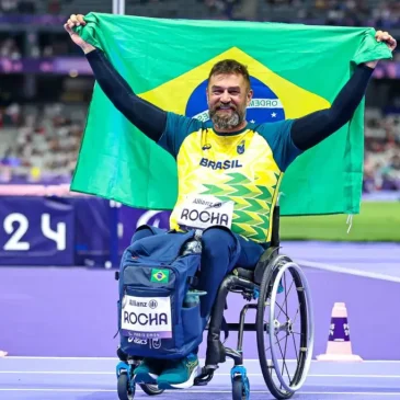 Sd PM André Rocha conquista bronze nas Paralimpíadas de Paris